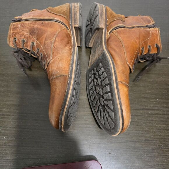 Bull Boxer Hand Crafted Leather Boots! 10 Bullboxer Keldon Cap Toe Boot Size 42/10 | eBay main image 3